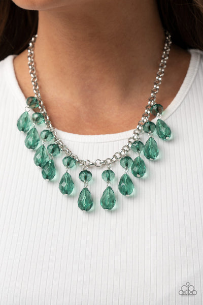 Crystal Enchantment Necklace__Green