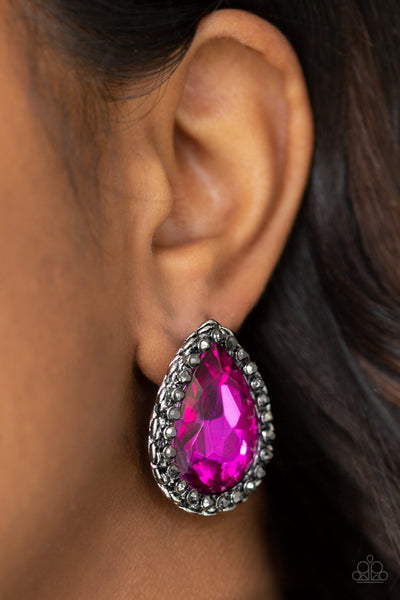Dare To Shine Earrings__Pink