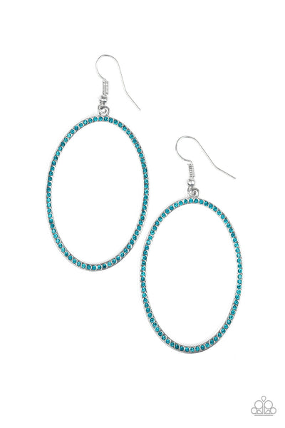 Dazzle On Demand Earrings__Blue