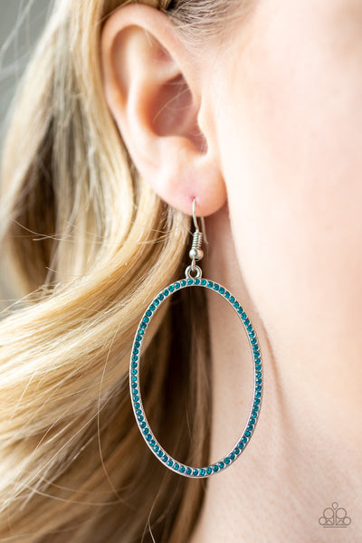 Dazzle On Demand Earrings__Blue