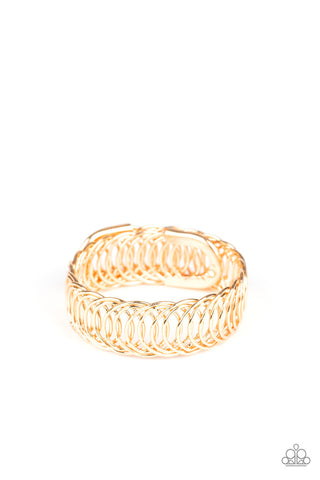 Dizzingly Demure Bracelet__Gold