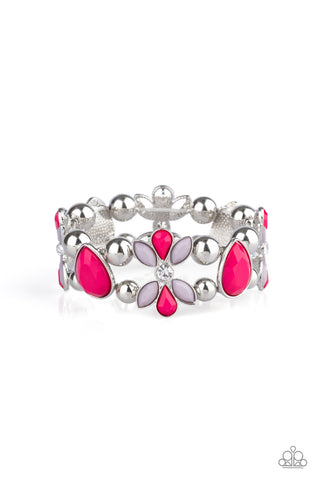 Fabulously Flourishing Bracelet__Pink