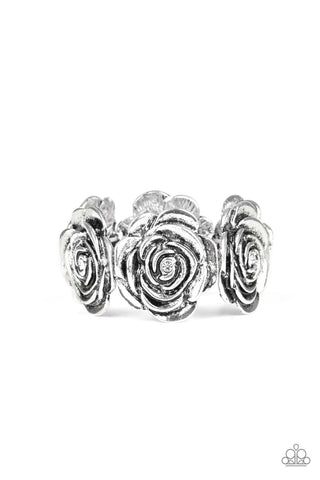 Floral Flamboyancy Bracelet__White