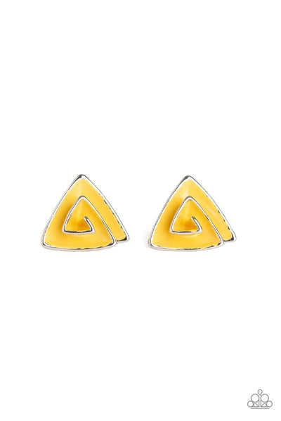 On Blast Earrings__Yellow