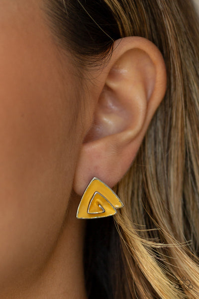 On Blast Earrings__Yellow