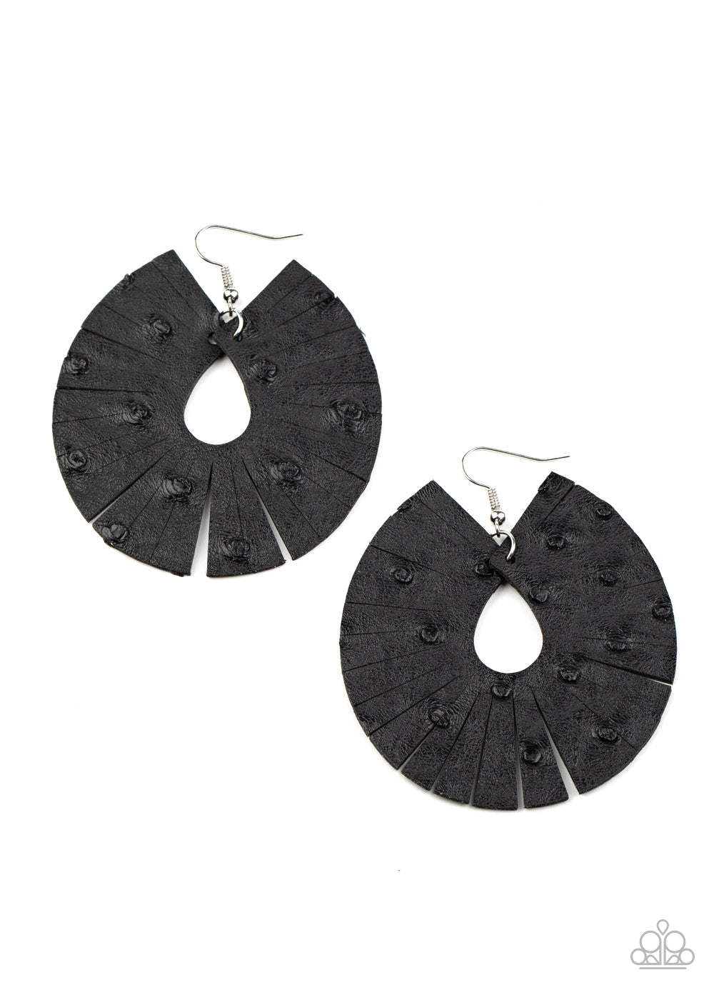 Palm Island Earrings__Black