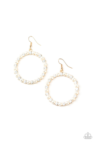 Pearl Palace Earrings__Gold