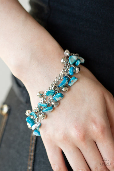 Plentiful Pebbles Bracelet__Blue