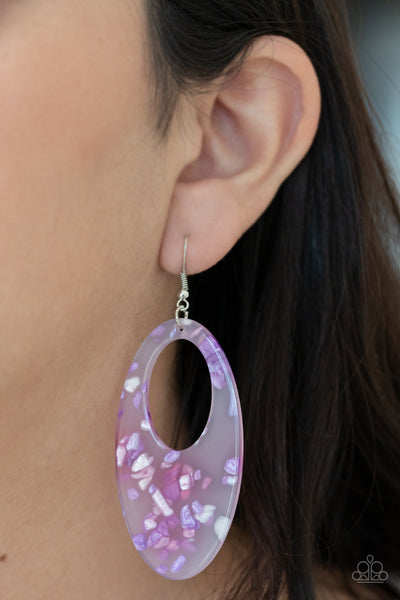 Rainbow Springs Earrings__Multi__Purple