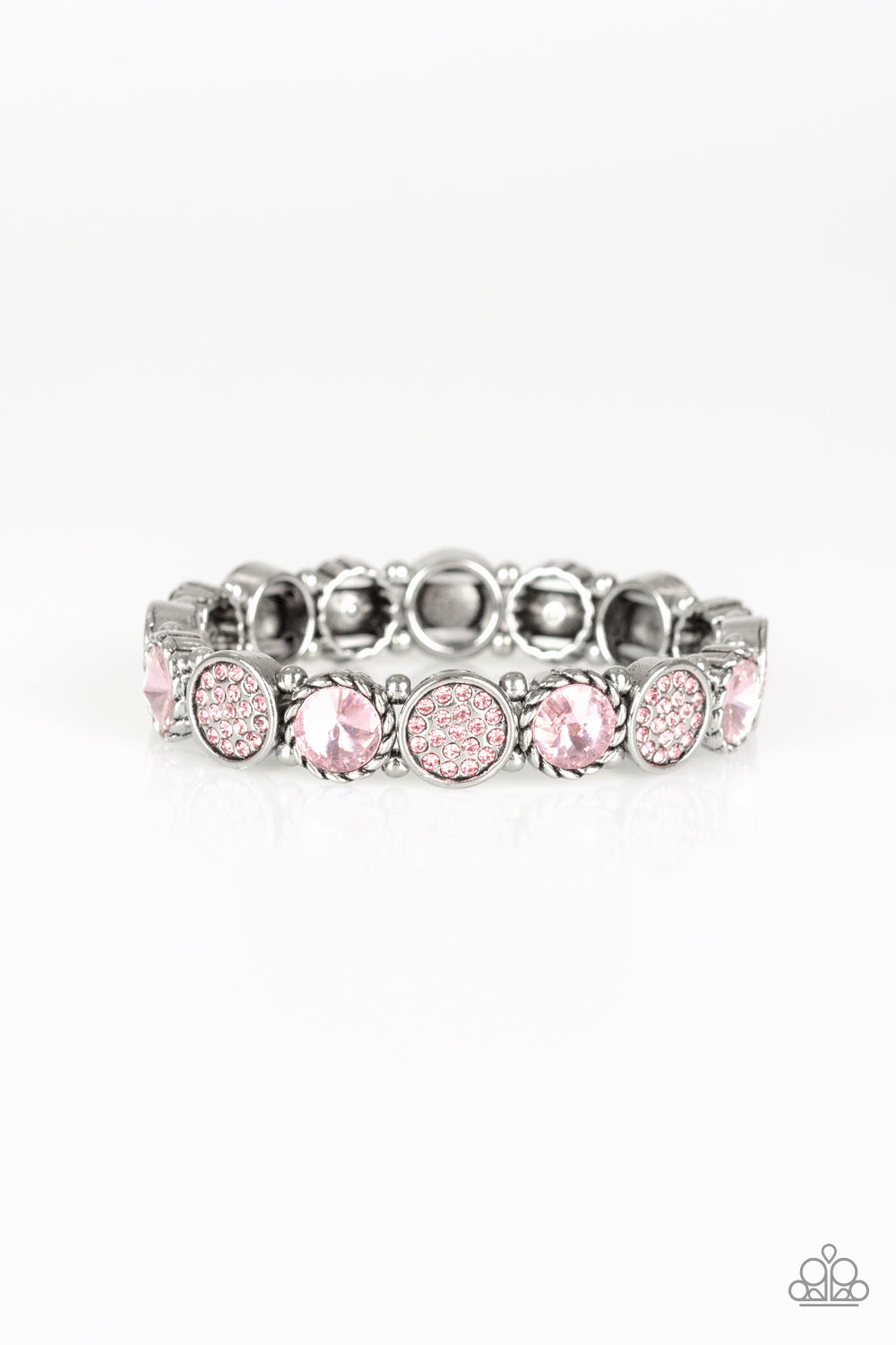 Take A Moment To Reflect Bracelet__Pink