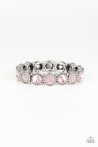 Take A Moment To Reflect Bracelet__Pink