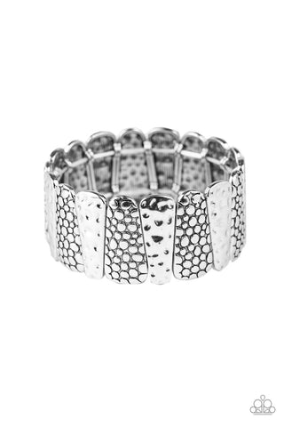 Texture Takedown Bracelet__Silver