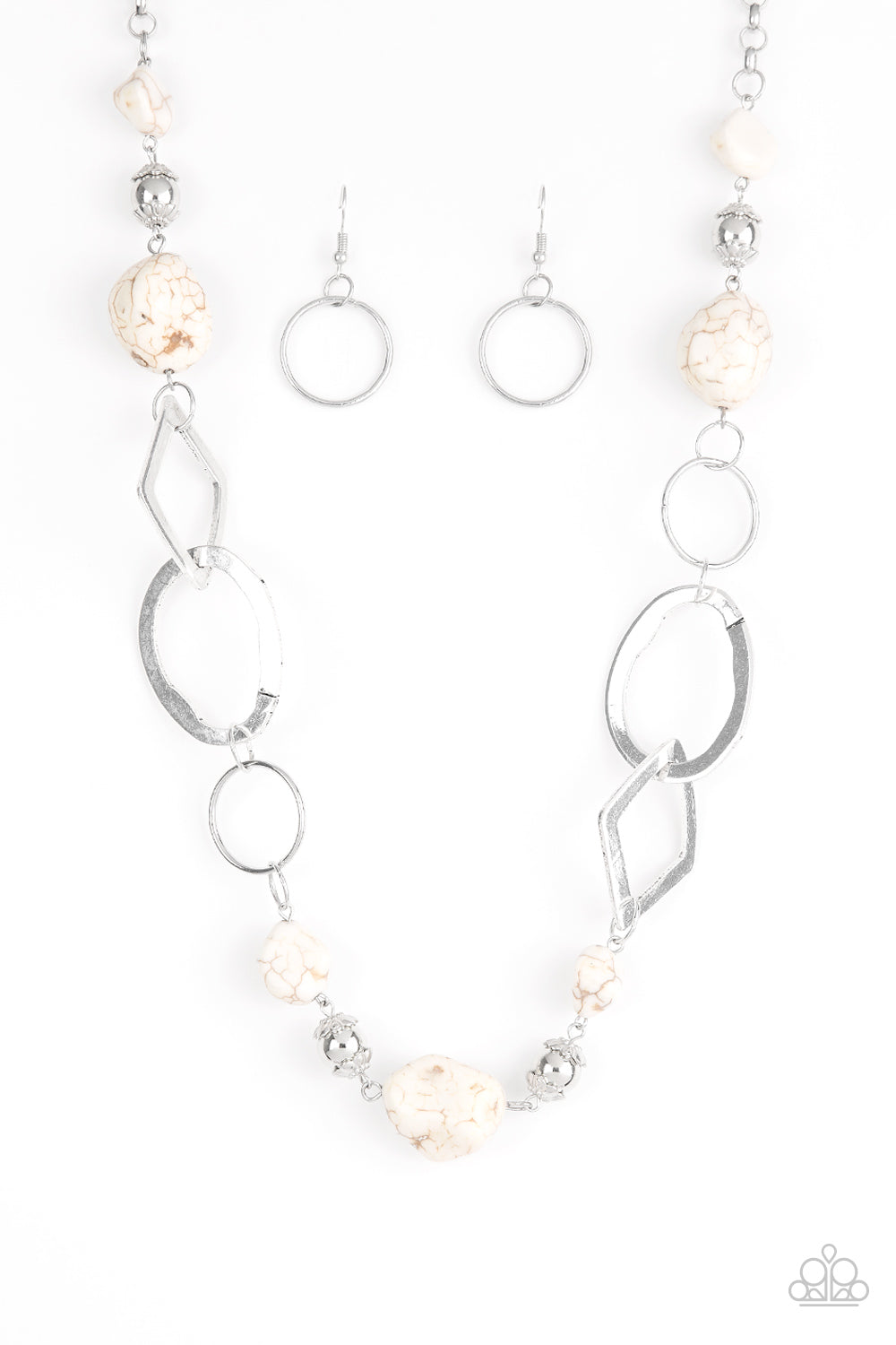 That's TERRA-ific Necklace__White