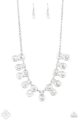 Top Dollar Twinkle Necklace__White
