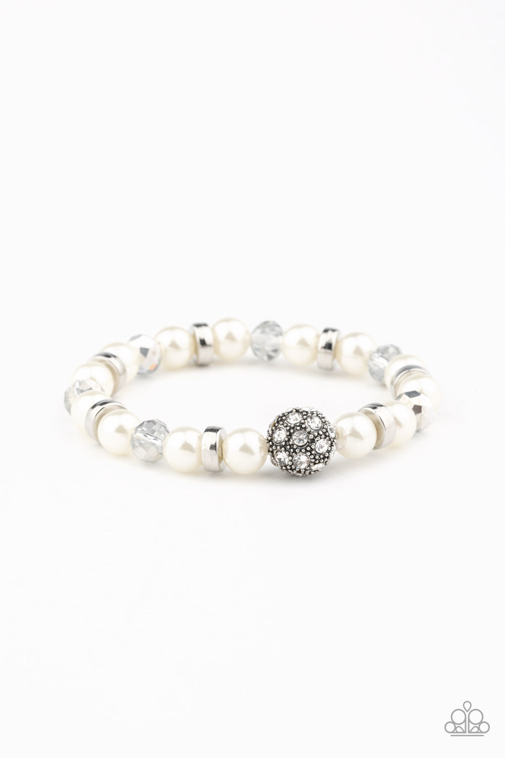 Twinkling Timelessness Bracelet__White