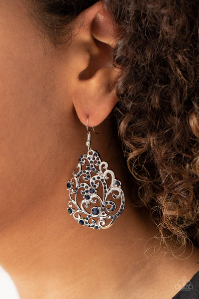 Winter Garden Earring__Blue