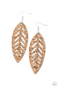 You're Such A Cork Earrings__Brown