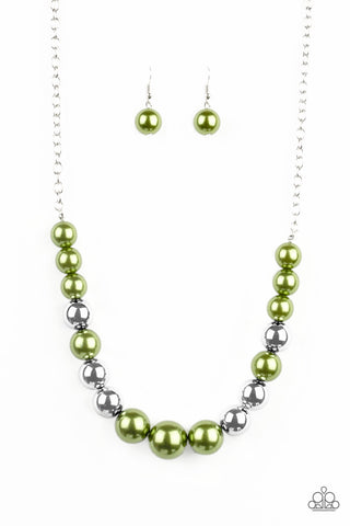 Take Note Necklace__Green