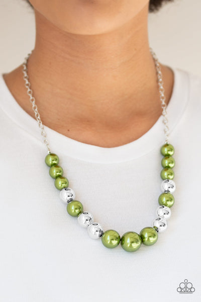 Take Note Necklace__Green