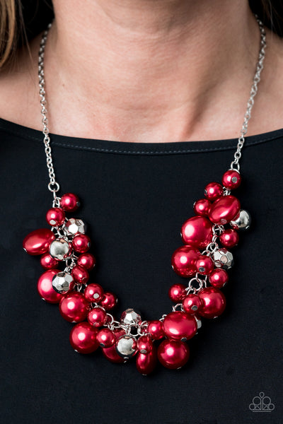 Battle Of The Bombshells Necklace__Red