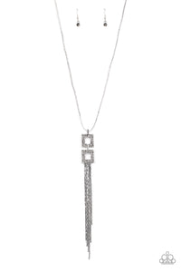 Times Square Stunner Necklace__Silver