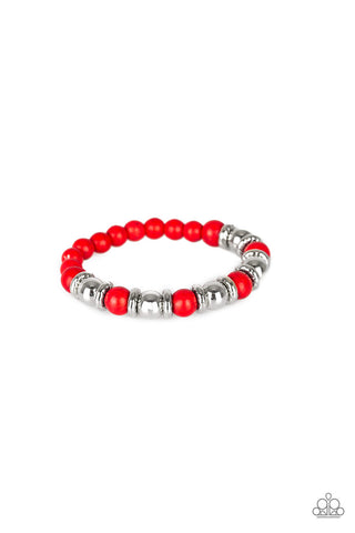 Across The Mesa Bracelet__Red