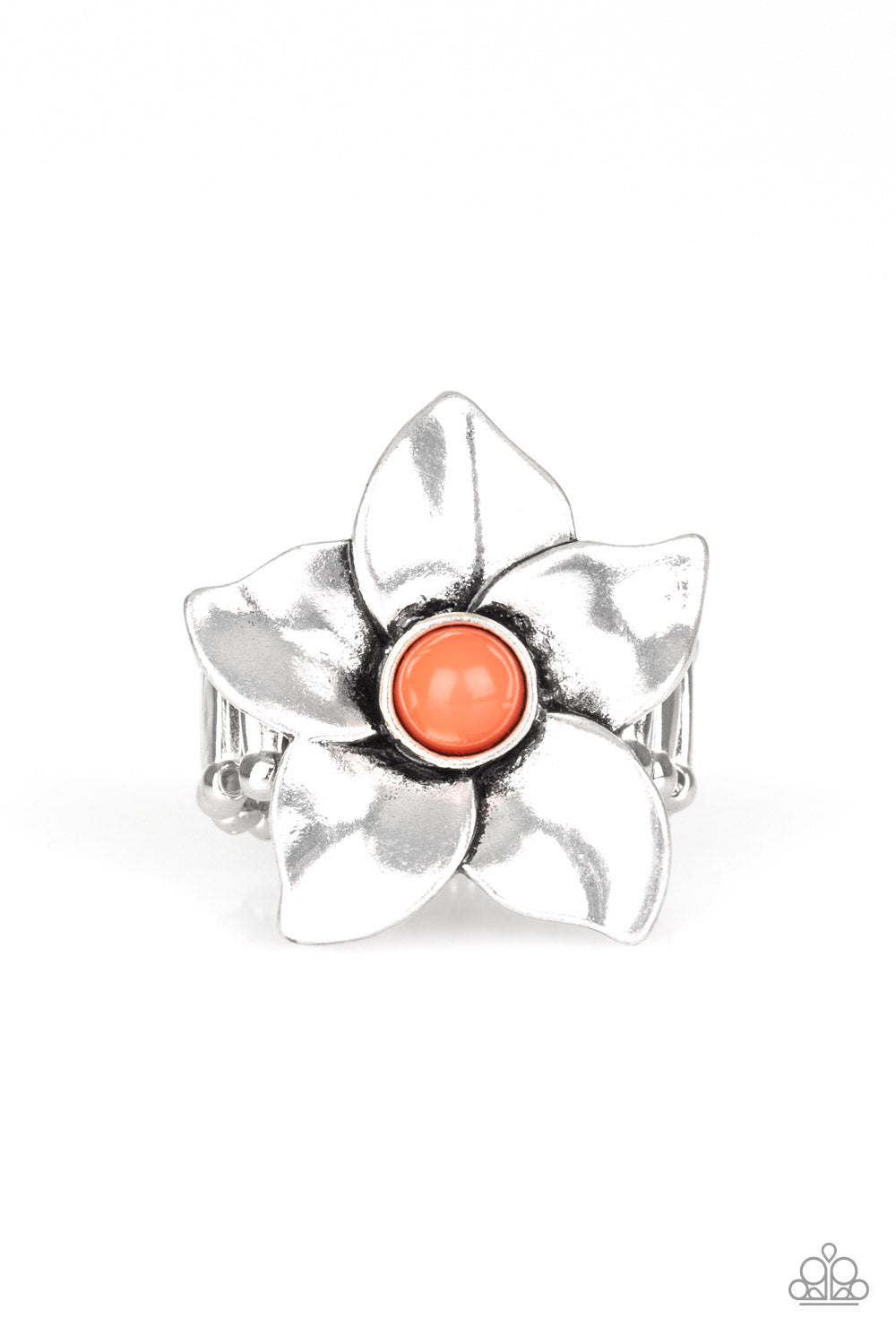 Ask For Flowers Ring__Orange