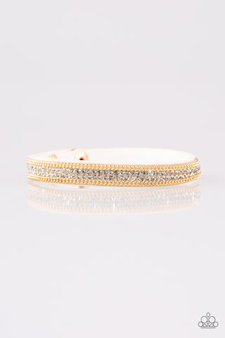 Babe Bling Bracelet__White