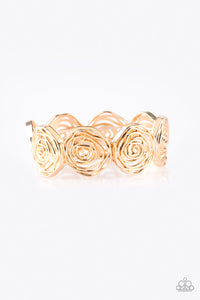 Beat Around The ROSEBUSH Bracelet__Gold