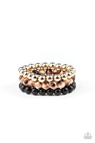 Courageously Couture Bracelet__Black__Multi