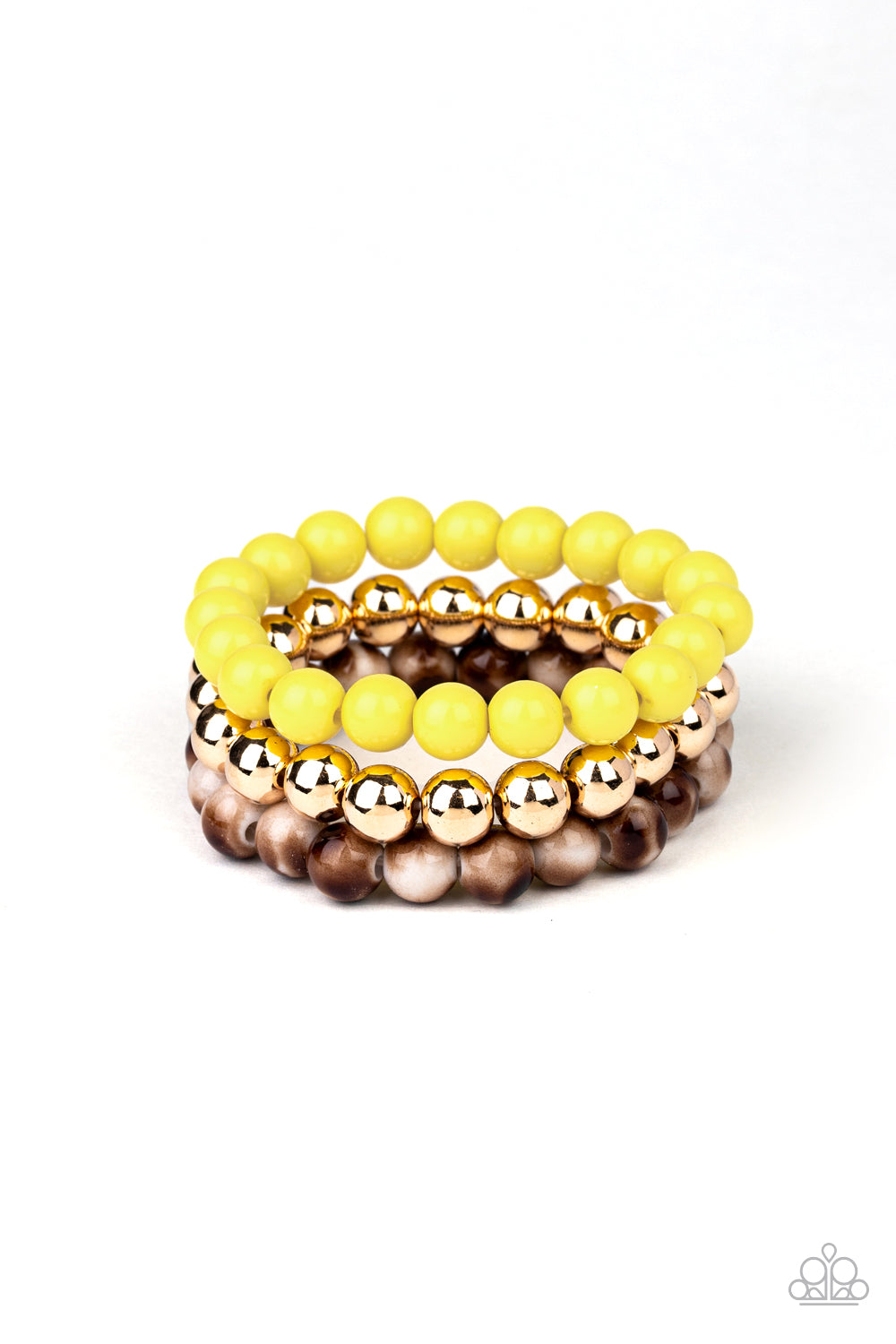 Courageously Couture Bracelet__Yellow