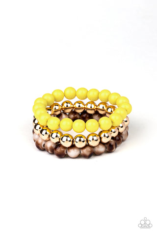 Courageously Couture Bracelet__Yellow