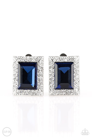 Crowned Couture Earrings__Blue