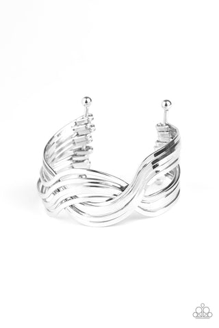 Curvaceous Curves Bracelet__Silver