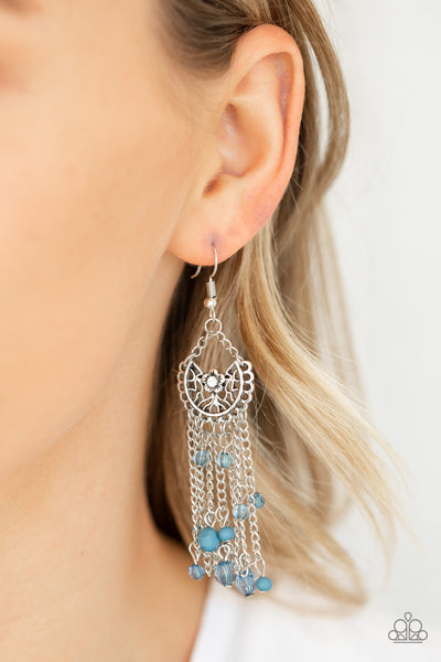 Daisy Daydream Earrings__Blue