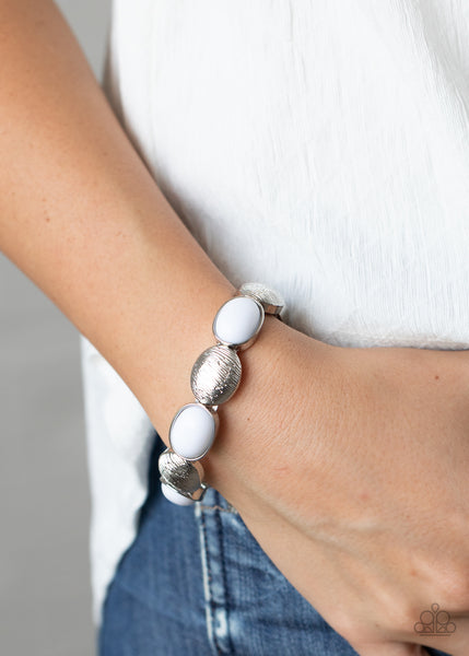 Decadently Dewy Bracelet__White