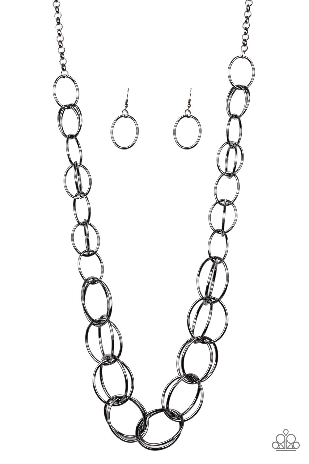 Elegantly Ensnared Necklace__Black