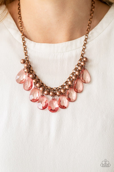 Fashionista Flair Necklace__Copper