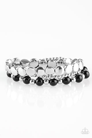 Girly Girl Glamour Bracelet__Black