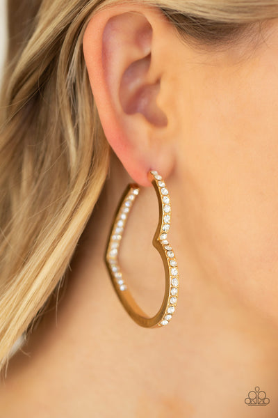 Heartbreaker Earrings__Gold