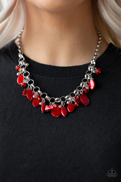 I Want To SEA The World Necklace__Red