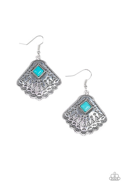 Mountain Mesa Earrings__Blue