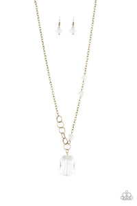Never a Dull Moment Necklace__Brass