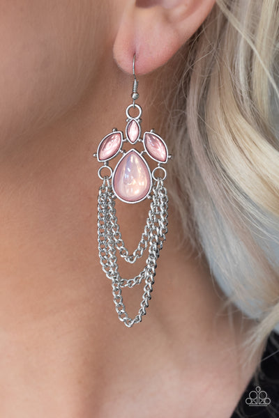 Opalescence Essence Earrings__Pink