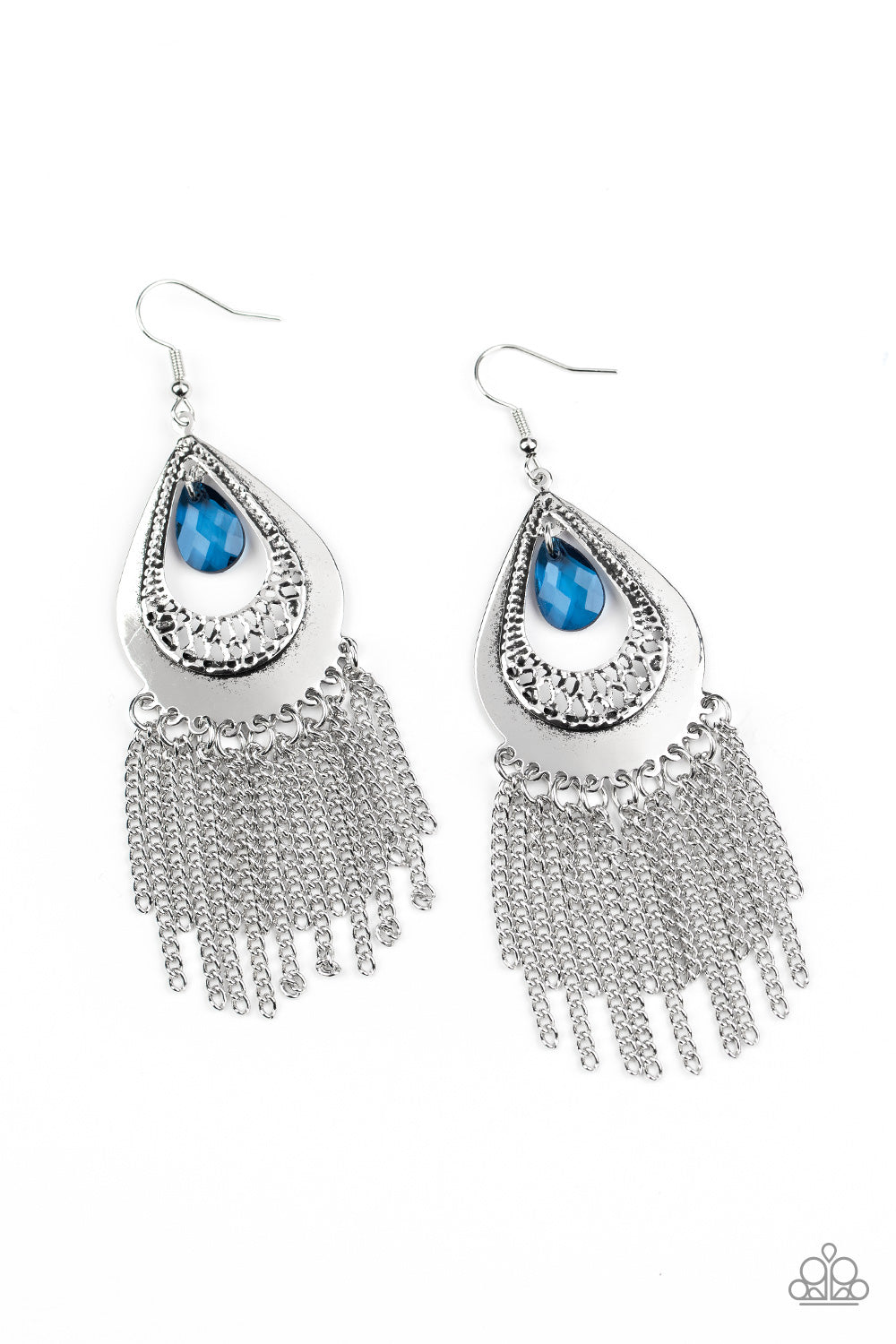 Scattered Storms Earrings__Blue