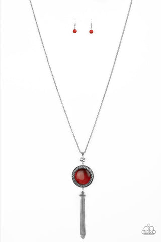 Serene Serendipity Necklace__Red
