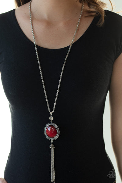 Serene Serendipity Necklace__Red