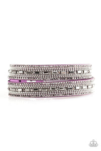 Shimmer and Sass Bracelet__Purple