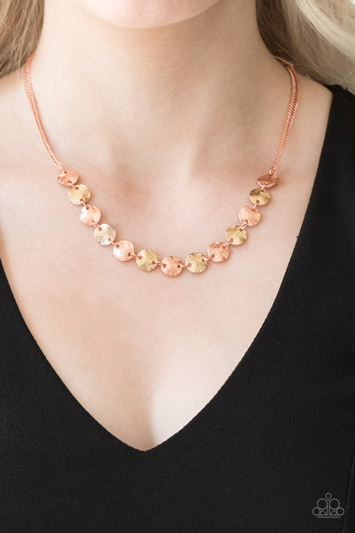 Simple Sheen Necklace__Copper