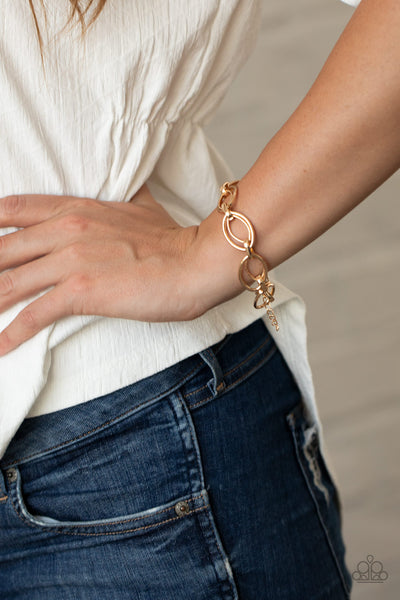 Simplistic Shimmer Bracelet__Gold